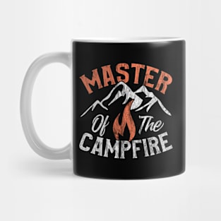 Camping Distresseds Master Of Campfire Mug